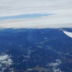 Flugwegposition um 13:04:15: Aufgenommen in der Nähe von Gemeinde Neuberg an der Mürz, 8692, Österreich in 4347 Meter
